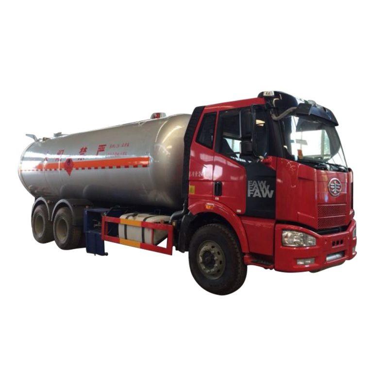 6*4 25 Cbm Lpg Gas Tank Truck, FAW lpg gas tank truck
