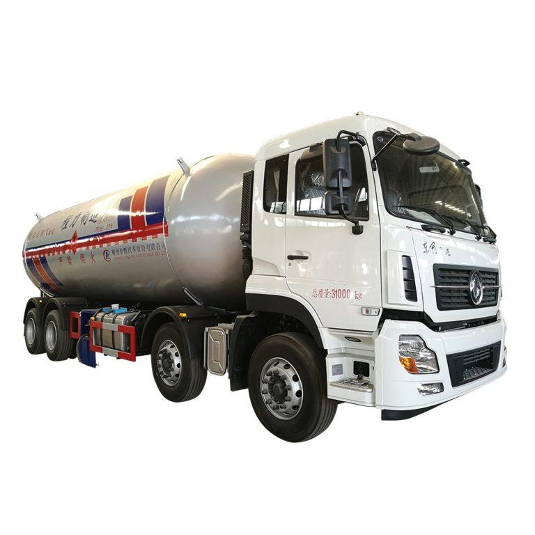 8*4 35 Cbm Lpg Transport Truck, dongfeng lpg transport truck